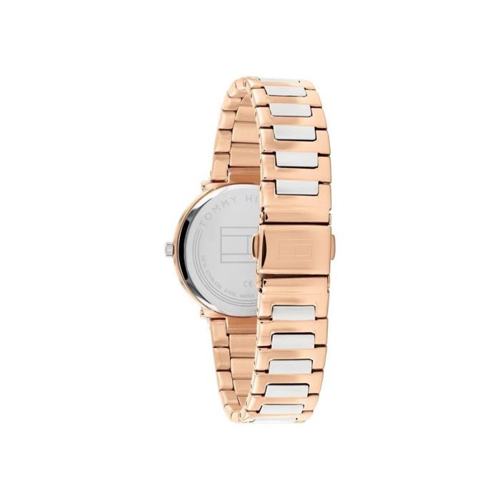 Reloj Tommy Hilfiger Zoey Mujer Plateado y Rosado Analógico 1782406