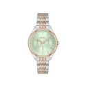 Reloj Boss Saya Mujer Platado, Rosado y Verde Menta Multifunción 1502641