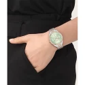 Reloj Boss Saya Mujer Platado, Rosado y Verde Menta Multifunción 1502641