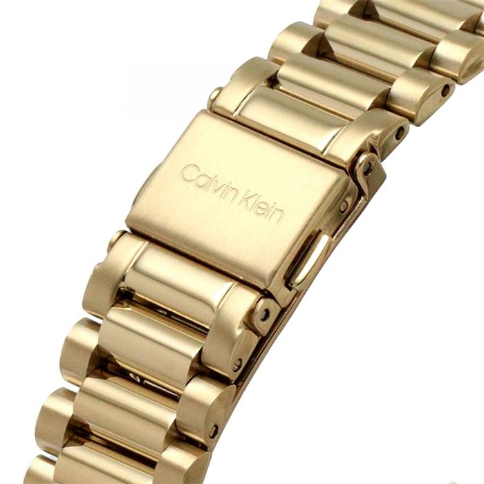 Reloj Calvin Klein Iconic Brazalet Unisex Dorado Analógico 25200043