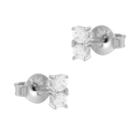 Pendientes Itemporality Mujer Plata y 2 Circonitas blancas SEA-101-242-UU