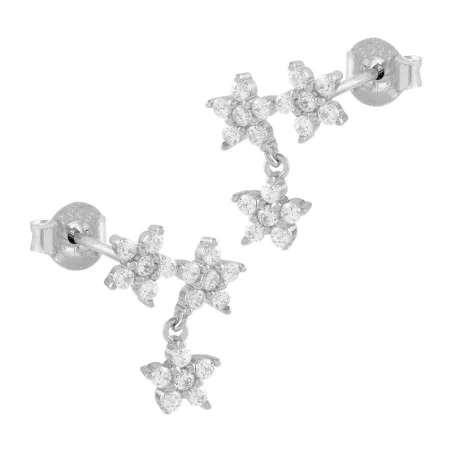 Pendientes Itemporality Estrellas Plata y Circonitas SEA-101-245-UU