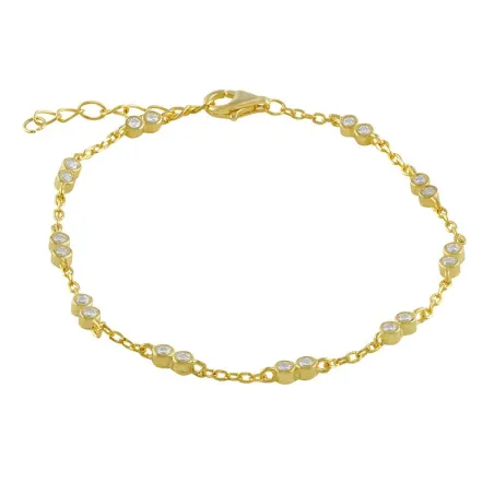 Pulsera Itemporality Plata Baño Oro y Circonitas Blancas SBR-201-012-UU