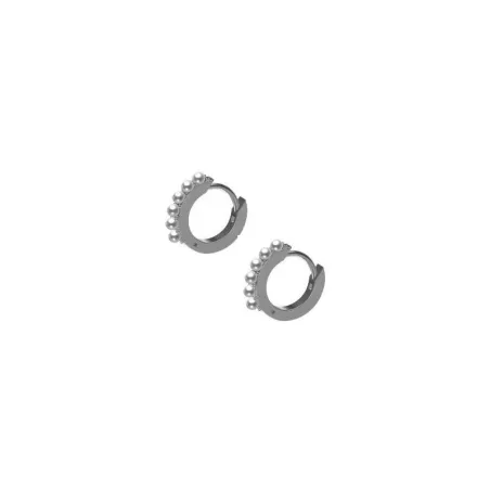 Pendientes Itemporality Aro Criolla Plata y Perlas SEA-101-204-UU