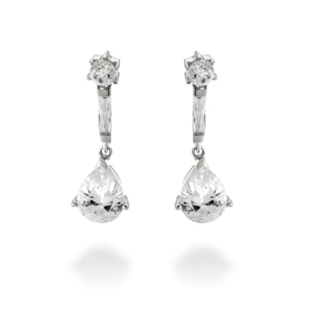 Pendientes Luxenter Fouta Plata y Circonita Lágrima EA7410000