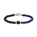 Pulsera Luxenter Takith Baño Rodio y Piedras azul SSBX237796M