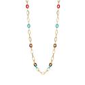 Collar Viceroy Fashion Chic Mujer Acero Inoxidable Baño Oro y Piezas Resina Multicolor 1399C01012