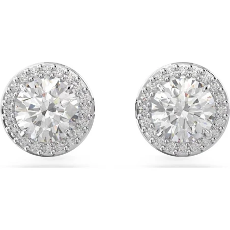 Pendientes Swarovski Constella Mujer baño Rodio y Cristales Brilantes 5636269
