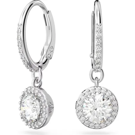 Pendientes Swarovski Constella Mujer baño Rodio y Cristales Brilantes 5636270