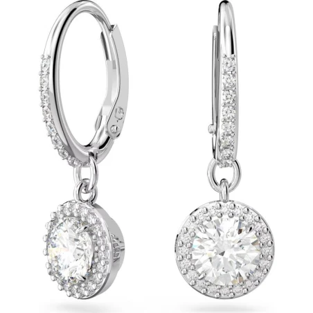 Pendientes Swarovski Constella Mujer baño Rodio y Cristales Brilantes 5636270