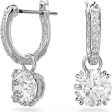 Pendientes Swarovski Constella Mujer Baño Rodio y Cristales Brillantes 5636717