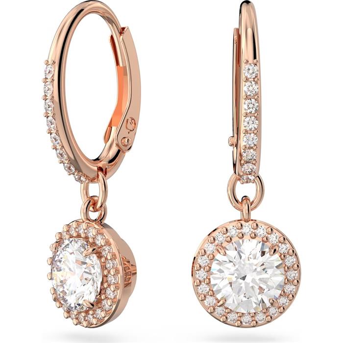 Pendientes Swarovski Constella Mujer Baño Oro Rosa y Cristales Brillantes 5638769