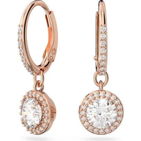 Pendientes Swarovski Constella Mujer Baño Oro Rosa y Cristales Brillantes 5638769