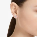 Pendientes Swarovski Constella Mujer Botón Baño Oro rosa y Cristal Brillante 5636275
