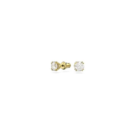 Pendientes Swarovski Constella Mujer Botón Baño Oro y Cristal Brillante 5642595