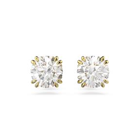 Pendientes Swarovski Constella Mujer Botón Baño Oro y Cristal Brillante 5642595 2
