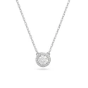 Gargantilla Swarovski Constella Mujer Baño Rodio y Cristal Redondo Brillante 5636264
