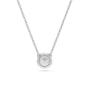 Gargantilla Swarovski Constella Mujer Baño Rodio y Cristal Redondo Brillante 5636264