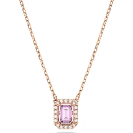 Gargantilla Swarovski Millenia Mujer Baño Oro Rosa y Cristal Rosa 5640291