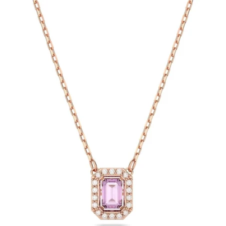 Gargantilla Swarovski Millenia Mujer Baño Oro Rosa y Cristal Rosa 5640291