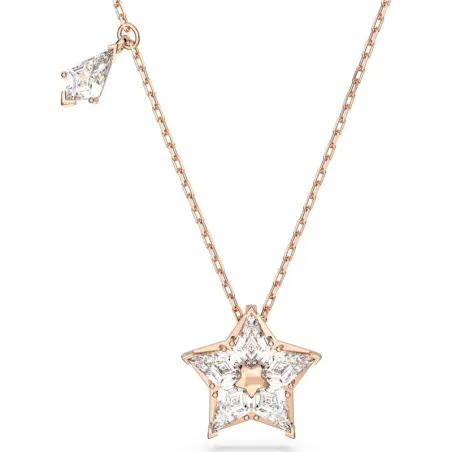 Gargantilla Swarovski Stilla Mujer Baño Estrella Baño Oro Rosa y Cristal5645463