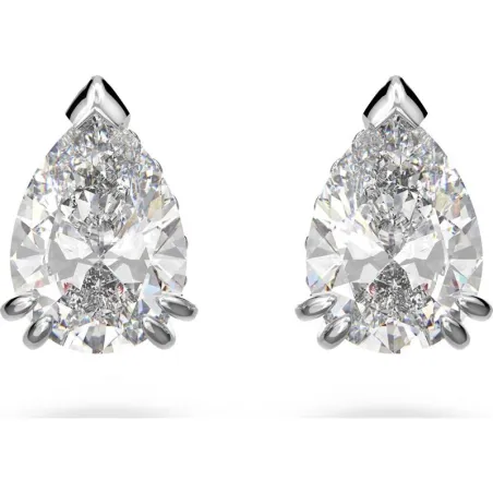 Pendientes Swarovski The Basics Mujer Baño Rodio y Cristal Lágrima 5636713
