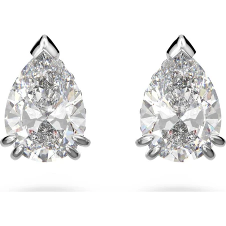 Pendientes Swarovski The Basics Mujer Baño Rodio y Cristal Lágrima 5636713