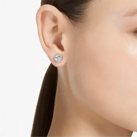 Pendientes Swarovski Constella Mujer baño Rodio y Cristales Brilantes 5636269