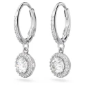 Pendientes Swarovski Constella Mujer baño Rodio y Cristales Brilantes 5636270