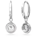 Pendientes Swarovski Constella Mujer baño Rodio y Cristales Brilantes 5636270