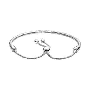 Pulsera Pandora Moments Cadena de Serpiente Cierre Deslizante 599652C01 2