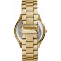 Reloj Michael Kors Slim Runway Mujer Baño Oro Analógico MK3179