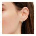 Pendientes Mon Petit Diamant Serenata Plata, Esmeraldas y Diamante PPE001