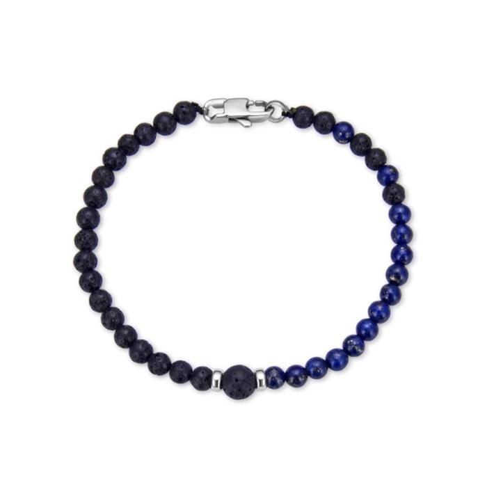 Pulsera Luxenter Takith Baño Rodio y Piedras azul SSBX237796M