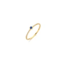 Anillo Le Carré Wild Nights Oro, Diamantes y Zafiro GA105ZA