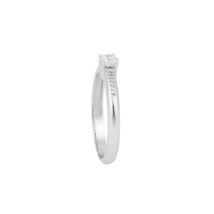 Anillo Oro blanco 18kt y diamantes 0,37 cts ST60649/30