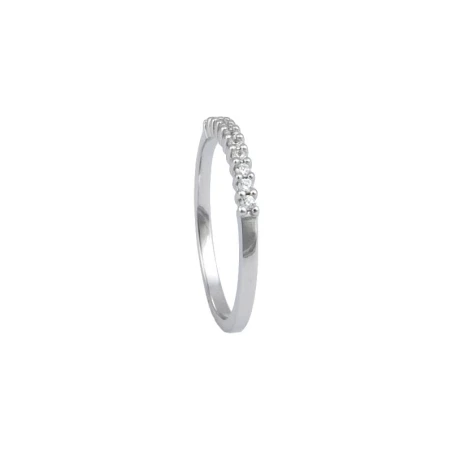 Anillo Oro Blanco 18Kt y Diamantes 0,21 cts ST61155/20