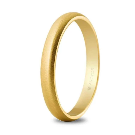 Alianza de oro 3mm texturizada 50306T