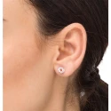 Pendientes Vidal&Vidal Mujer Nudo baño Plata Q2333A