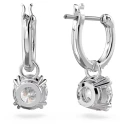 Pendientes Swarovski Constella Mujer Baño Rodio y Cristales Brillantes 5636717