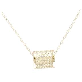 Gargantilla Itemporality Plata Baño Oro y Circonitas Blancas SNL-201-033-UU