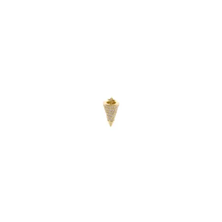 Charm Suelto Salvatore Miscellany Mujer Cono Plata Baño Oro y Circonitas 213CH012