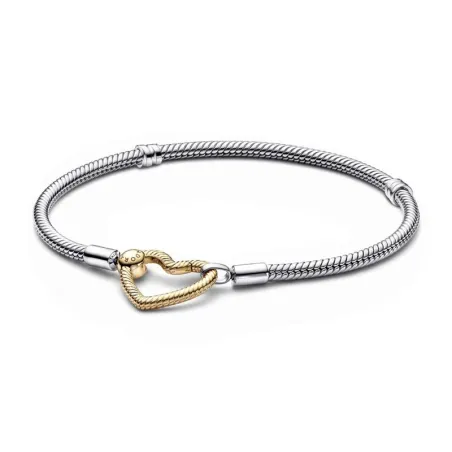 Pulsera Pandora Moments Cadena de Serpiente Corazón 569539C00