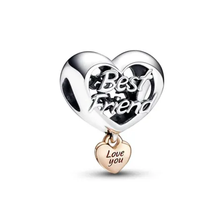 Charm Pandora Corazón Te quiero Mejor Amiga 782243C00