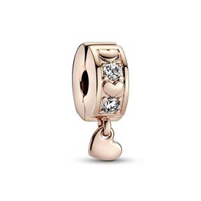 Clip Pandora Rose Corazones Infinitos Brillantes 782253C01