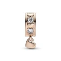 Clip Pandora Rose Corazones Infinitos Brillantes 782253C01