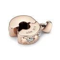 Clip Pandora Rose Corazones Infinitos Brillantes 782253C01