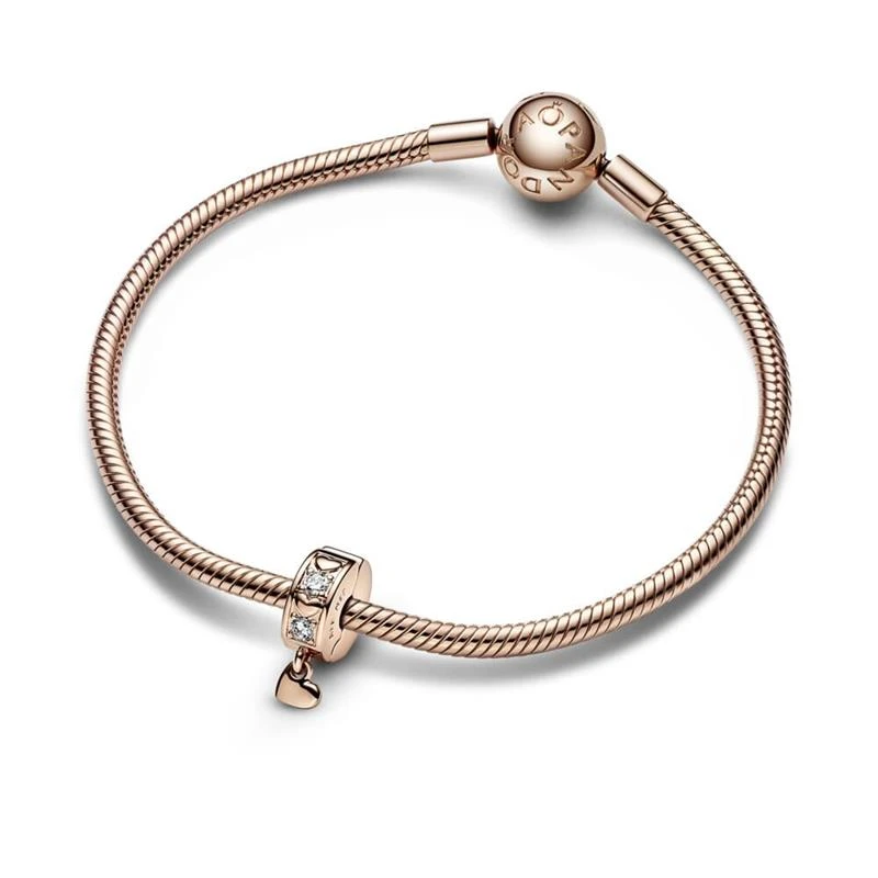 Clip Pandora Rose Corazones Infinitos Brillantes 782253C01