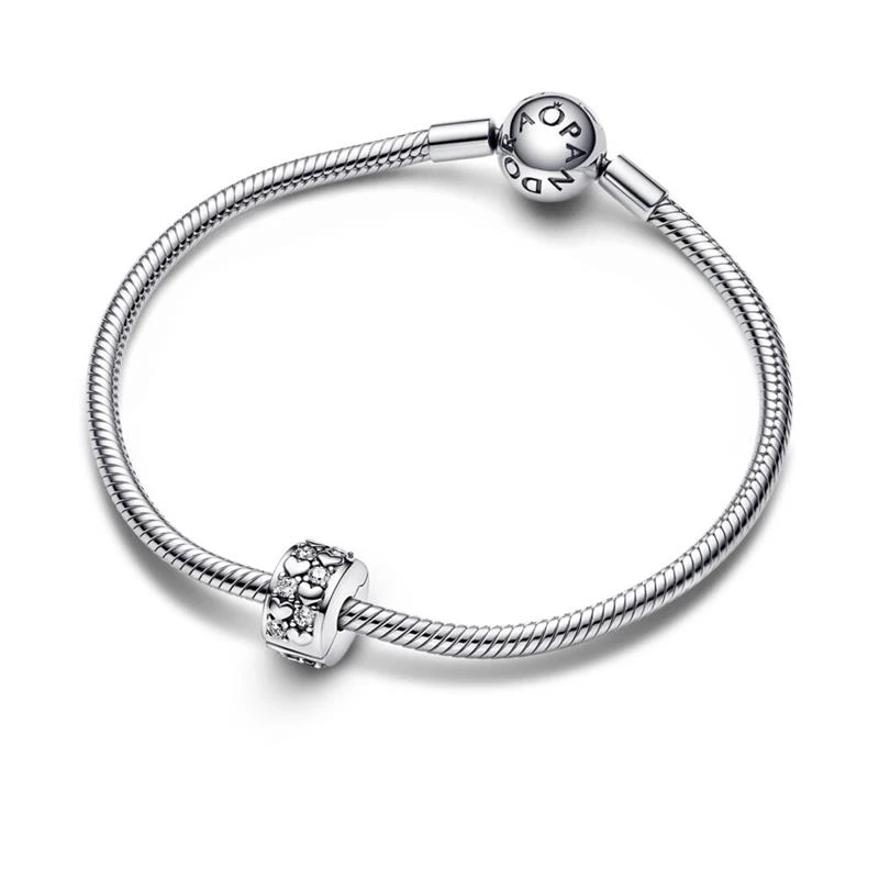 Clip Pandora Corazones Infinitos Brillantes 792235C01