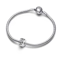 Clip Pandora Corazones Infinitos Brillantes 792235C01